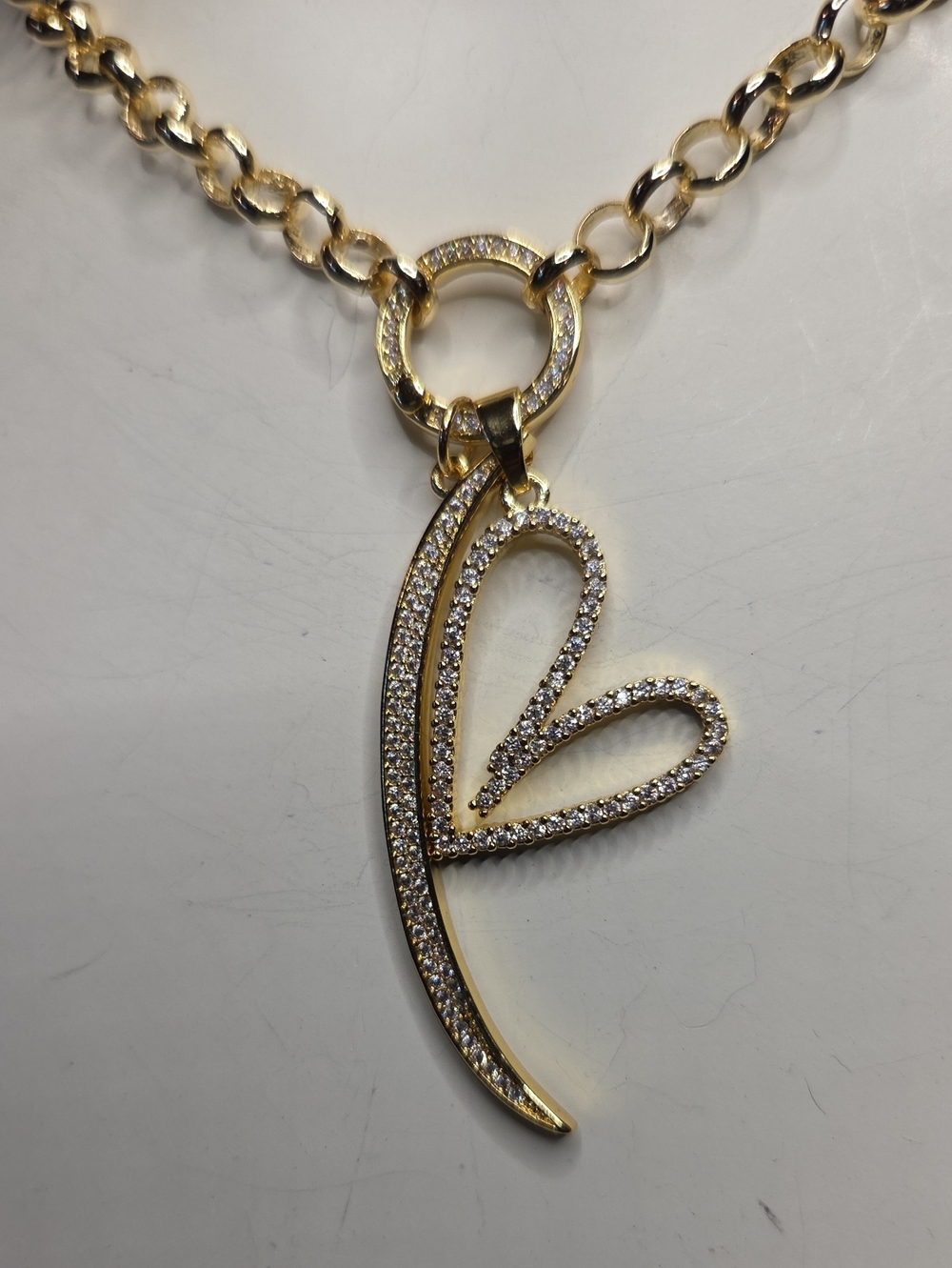 Love Poppy Goldplated CZ "Love you to the Moon" Necklace 18 - 24" 🔥